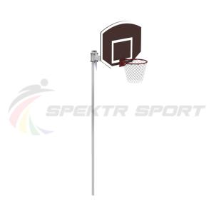 Купить Стойка стритбольная со щитом стационарная SP D 411 в Карталах 