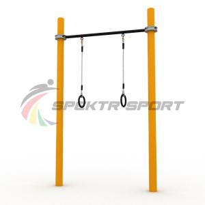 Купить Турник классический для занятий Воркаут с кольцами SP WRK-07 + Rings_76mm в Карталах 